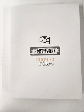 The Adventure Challenge Couples Edition Box. White & Black Minimalist Cover